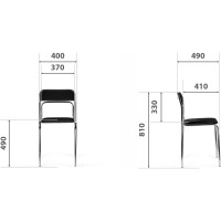 Стул UTFC черный АсконаСНZ11
