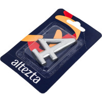 Дверная цифра Левша "4" ALTEZTA хром У4-9094.Х