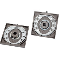 Завертка к ручкам PUERTO серия SLIM, матовый черный никель INBK AL 03 slim MBN