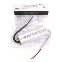 Электронный трансформатор для светодиодной ленты FERON 30W 12V IP67 (драйвер), LB007, 48053