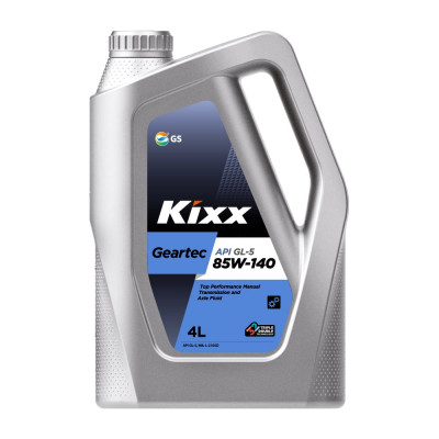 Полусинтетическое трансмиссионное масло KIXX GEARTEC GL-5 85W-140 4л L2984440E1