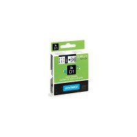 Картридж с лентой Dymo S0720530 12 мм, 7 м, пластик, черный на белой ленте DYMO45013