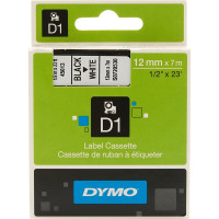 Картридж с лентой Dymo S0720530 12 мм, 7 м, пластик, черный на белой ленте DYMO45013