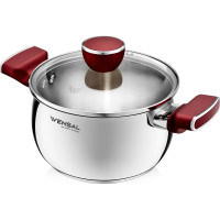 Набор 4 предмета VENSAL Joli кастрюля 2.4 л, кастрюля 6 л. две крышки VS1549