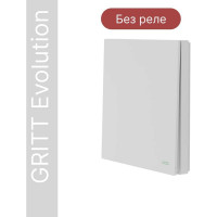 Беспроводной 1-клавишный выключатель GRITT Evolution белый, IP67, без реле 14001