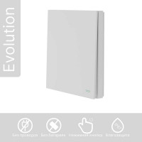 Беспроводной 1-клавишный выключатель GRITT Evolution белый, IP67, без реле 14001