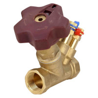 Клапан балансировочный DN.ru КБЛР Ду20 Ру16 латунный усиленный, муфтовый D080-00502