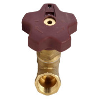 Клапан балансировочный DN.ru КБЛР Ду20 Ру16 латунный усиленный, муфтовый D080-00502