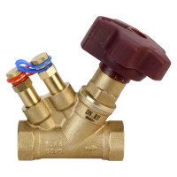 Клапан балансировочный DN.ru КБЛР Ду20 Ру16 латунный усиленный, муфтовый D080-00502