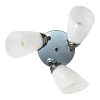 Светильник ЭЛЕТЕХ Сатурн 1317 хром (Плафон П0475) НПБ 01-3x60-176 Е27 ИУ 1005404614