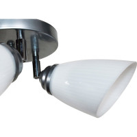 Светильник ЭЛЕТЕХ Сатурн 1317 хром (Плафон П0475) НПБ 01-3x60-176 Е27 ИУ 1005404614