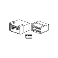6-контактный корпус комбинированного разъема BERNER 5111 30864