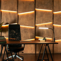 Светильник настольный светодиодный на струбцине TLD-572 Black/LED/500Lm/4500K/Dimmer Uniel UL-00008664