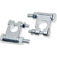 Клеммы АКБ в комплекте StartVOLT цинк, болт и гайка 10мм SBT 009