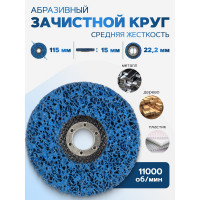 Абразивный круг Rockforce зачистной 115x22.2мм, в блистере RF-BD115B(49205)