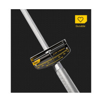 Динамометрический ключ DELI DL300 0-300 нм, 1/2", длина 480 мм, головка Cr-V, противоскользящая рукоятка 104459