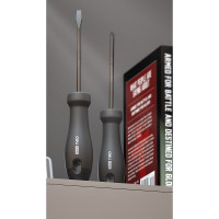 Набор отверток DELI Home Series Black HT1002 2 шт. (PH1x100, SL5x100, Cr-V, Soft Touch рукоятка, подарочная упаковка, эксклюзивный дизайн) 104594