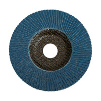 Круг лепестковый торцевой, прямой, цирконат 65% 125х22.2 мм, P-100 ABRAFORM AF-FLAP-FT-125-P100-ZR65