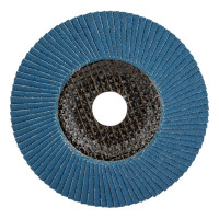 Круг лепестковый торцевой, угловой, цирконат 65% 125х22.2 мм, P-100 ABRAFORM AF-FLAP-CN-125-P100-ZR65