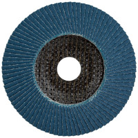 Круг лепестковый торцевой, угловой, цирконат 100% 125х22.2 мм, P-100 ABRAFORM AF-FLAP-CN-125-P100-ZR100