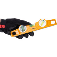 Литой магнитный уровень JCB 250 мм JBL008