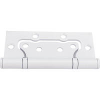 Петля без врезки, белый, 2 шт. Vantage 2BB-WH