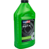 Тормозная жидкость LUXE dot-4, 910 г, зеленая канистра 638