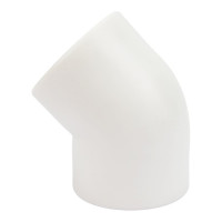 Отвод ПОЛИТЭК 20/45 PPRC белый ПЛЮС 9400002045пл