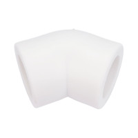 Отвод ПОЛИТЭК 20/45 PPRC белый ПЛЮС 9400002045пл