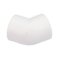 Отвод ПОЛИТЭК 20/45 PPRC белый ПЛЮС 9400002045пл