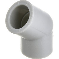 Отвод ПОЛИТЭК 20/45 PPRC серый 9400002045С
