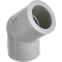 Отвод ПОЛИТЭК 20/45 PPRC серый 9400002045С