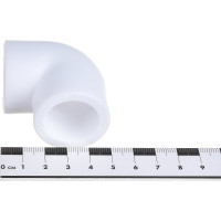 Отвод ПОЛИТЭК 25/90 PPRC белый ПЛЮС 9000000325пл