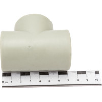 Тройник ПОЛИТЭК 32 PPRC серый 9000000432С