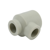 Переходной тройник ПОЛИТЭК 32/20/20 PPRC серый 9300322020С