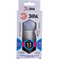 Светодиодная лампа ЭРА LED A60-11W-127V-840-E27 диод, груша, 11Вт, 127В, нейтральный свет, E27 10/100/1200 Б0049100