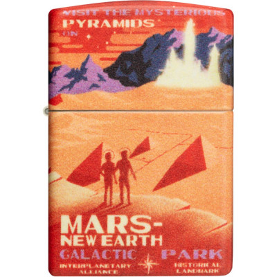 ZIPPO Зажигалка Mars Design с покрытием 540 Matte 49634