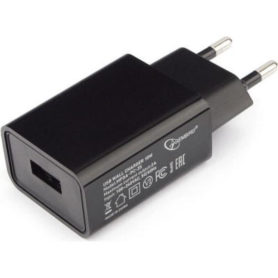 Cablexpert Адаптер питания 100/220V - 5V USB 1 порт, 2A, черныйMP3A-PC-25 MP3A-PC-25