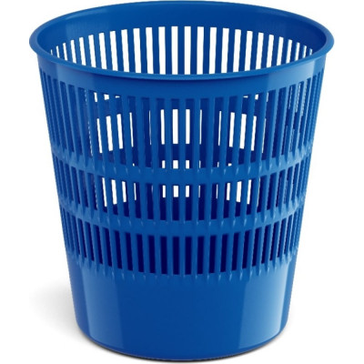 ErichKrause Корзина для бумаг сетчатая пластиковая Vivid, 12л, синий 55962