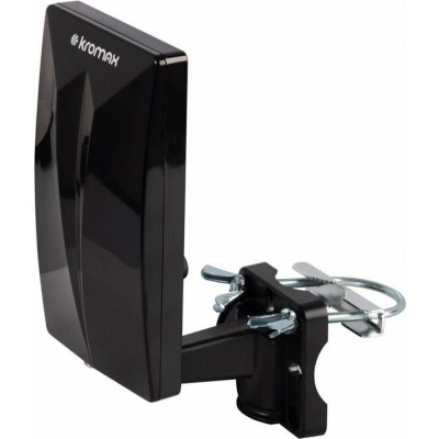 Комнатная наружная активная антенна KROMAX TV FLAT-13 black 78965