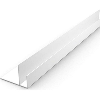 LXL Профиль F-образный 60 8/10 мм l=3м (50 шт) F-60 pvc