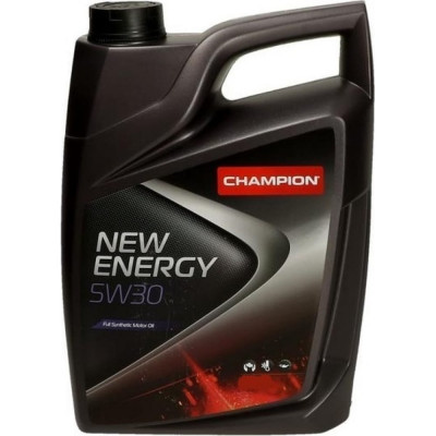 Синтетическое моторное масло CHAMPION NEW ENERGY 5W30, SL/CF, A3/B4-12 8200212