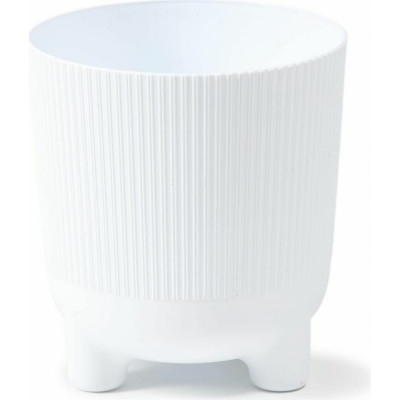 LAMELA Sp.z o.225 Кашпо на ножках ARIA eco recycled jumper d14 h15см белый 066200