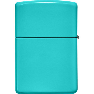 ZIPPO Зажигалка Classic с покрытием Flat Turquoise, 38x13x57 мм 49454