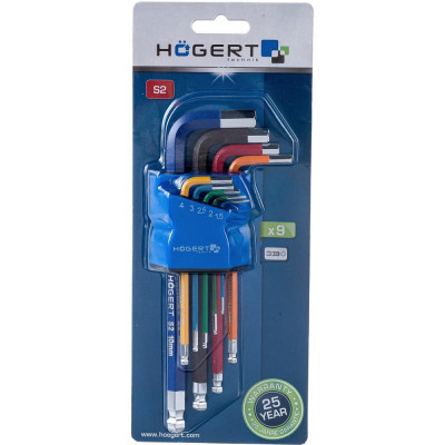 Удлиненных набор шестигранных ключей HOEGERT TECHNIK HT1W806