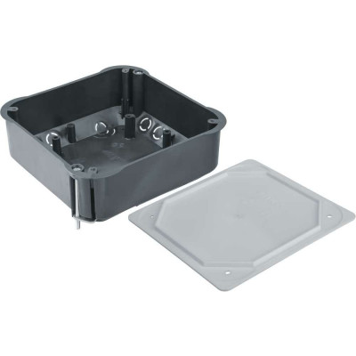Navigator коробка 93 765 nss-db-hw-115-115-45-bl распаячная скрытая металлические лапки с крышкой 93765