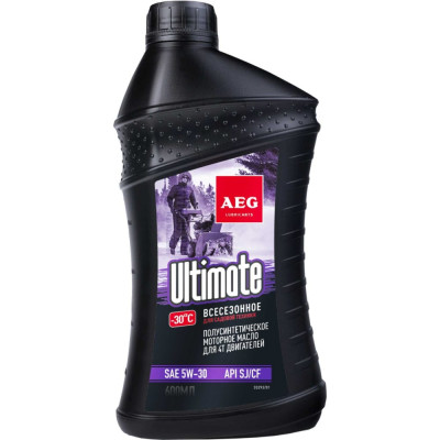 AEG Lubricants Ultimate SAE 5W30 API SJ/ CF Масло четырехтактное п/с 600 мл 33292