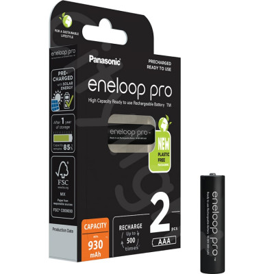 Аккумуляторы Panasonic eneloop pro 7706