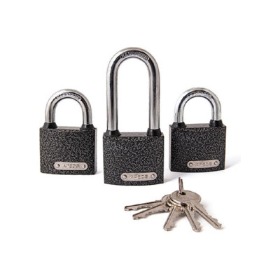 APECS Замки навесные PD-01-50-Blister 2+1-L Locks+5Keys 28743