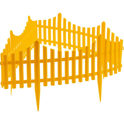 PALISAD Забор декоративный Гибкий, 24 х 300 см желтый 65016